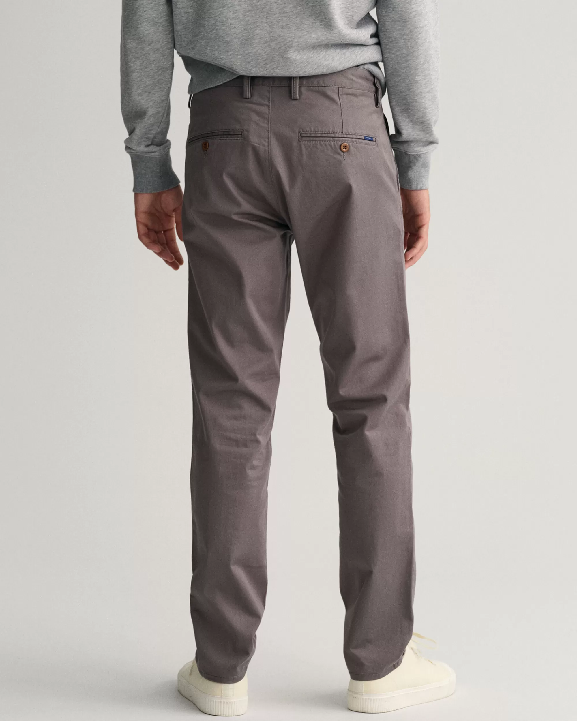 Housut^GANT Slim Fit ‑Mitoitetut Hallden-Tvillichinot Graphite