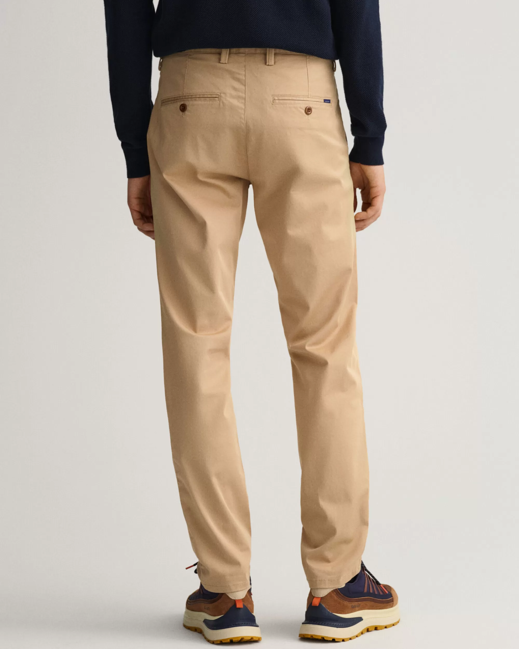 Housut^GANT Slim Fit ‑Mitoitetut Hallden-Tvillichinot Dark Khaki