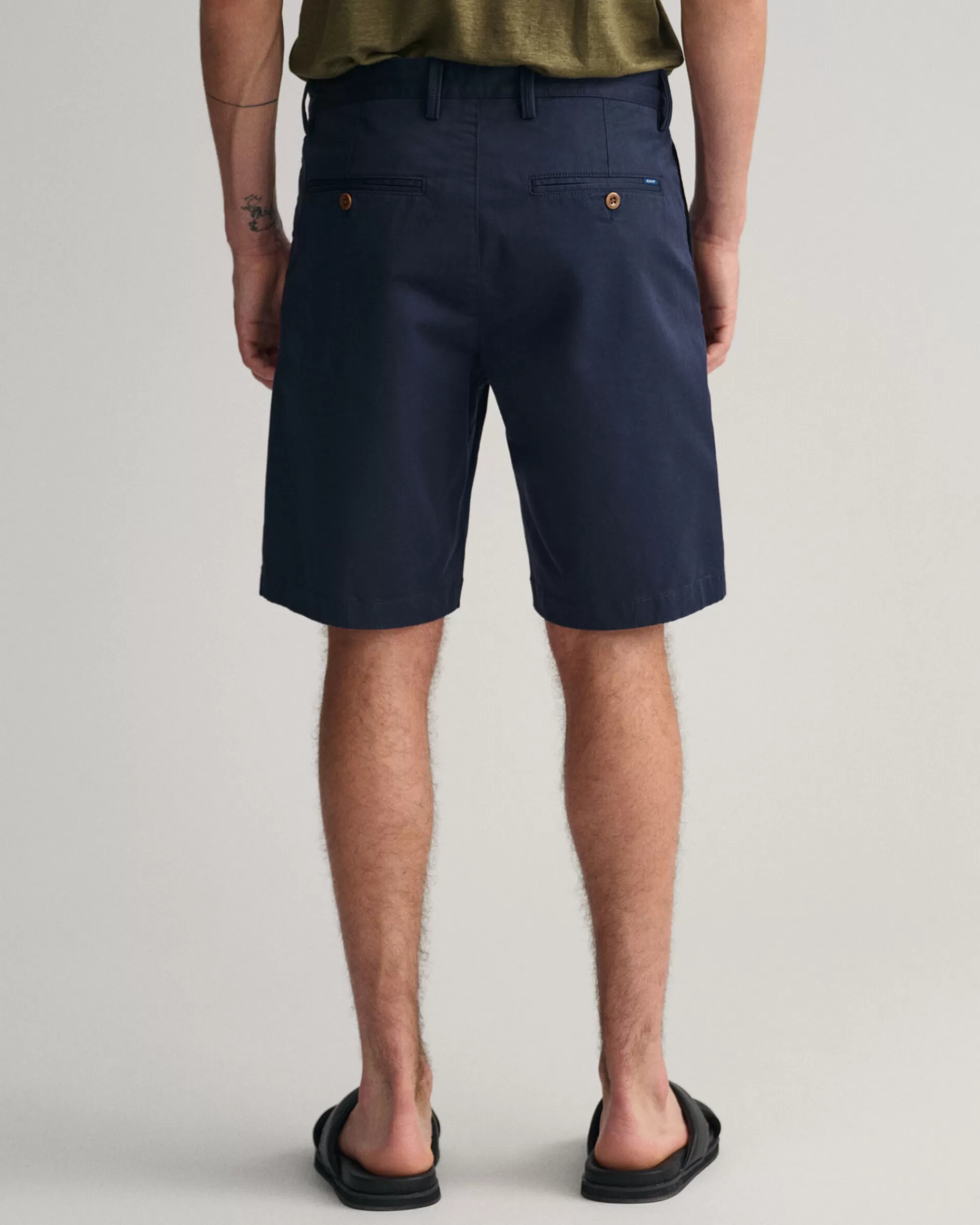 Shortsit^GANT Slim Fit ‑Mitoitetut Hallden-Tvillishortsit Marine