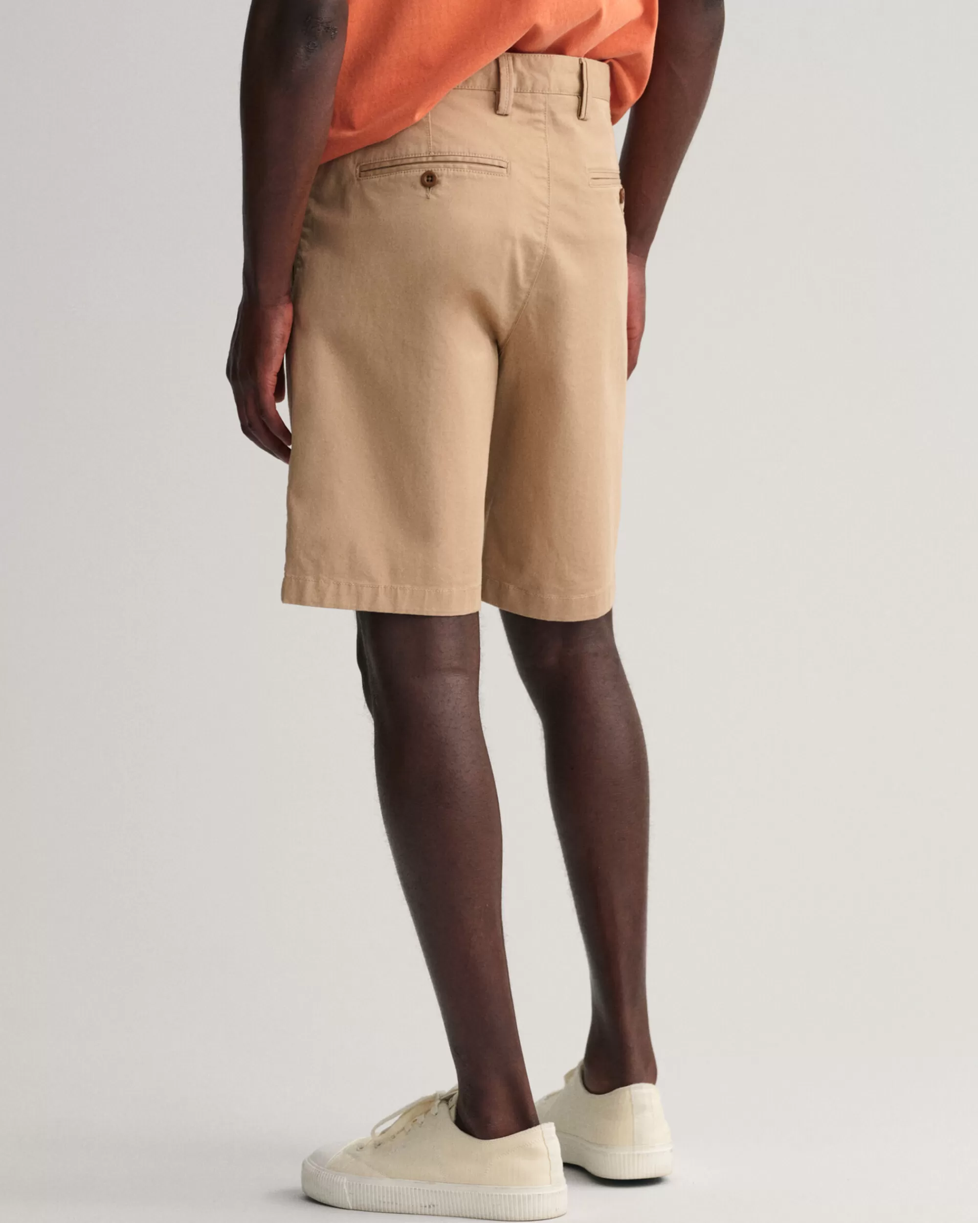 Shortsit^GANT Slim Fit ‑Mitoitetut Hallden-Tvillishortsit Dark Khaki