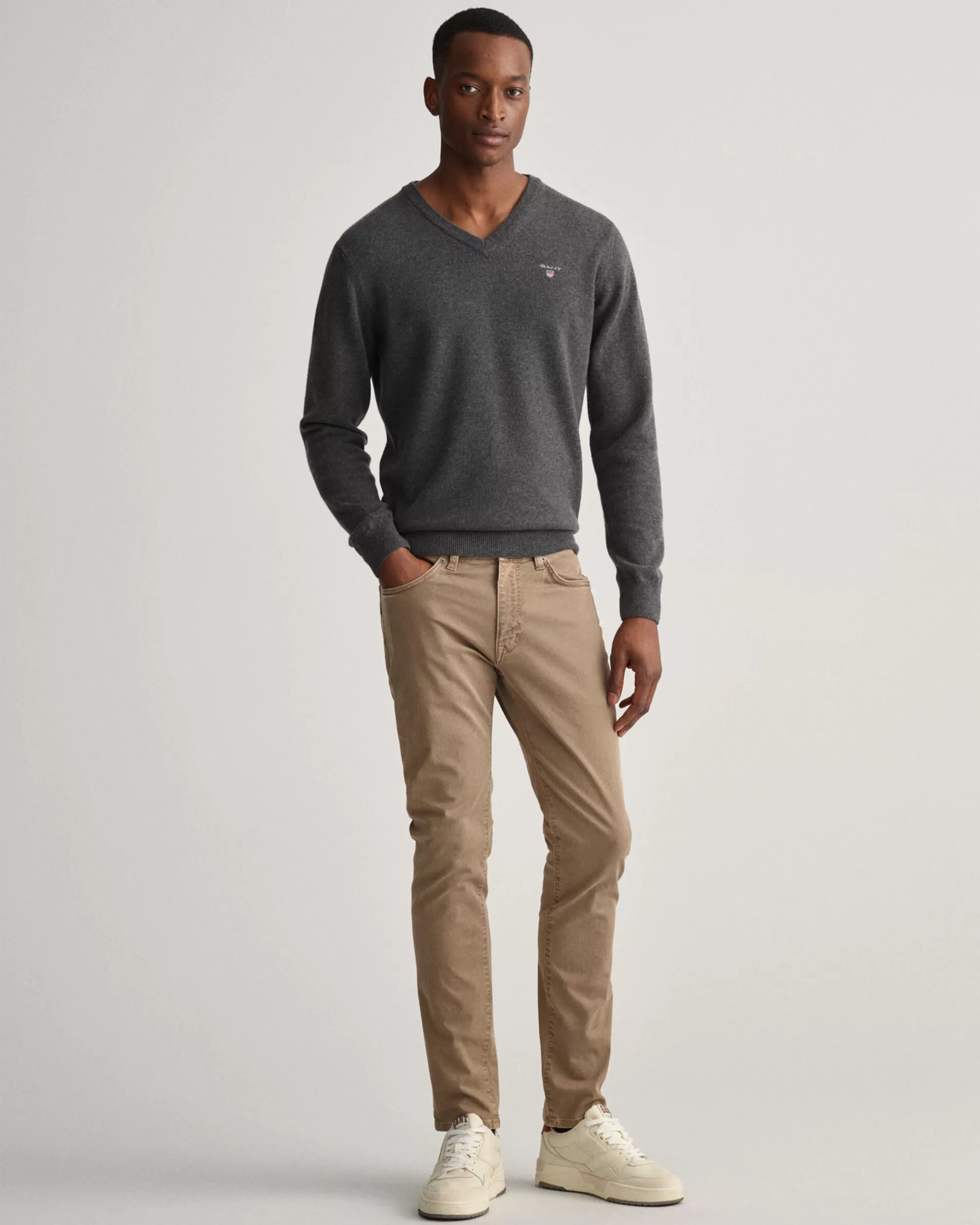 Farkut^GANT Slim Fit ‑Mitoitetut Hayes Desert ‑Farkut Desert Brown