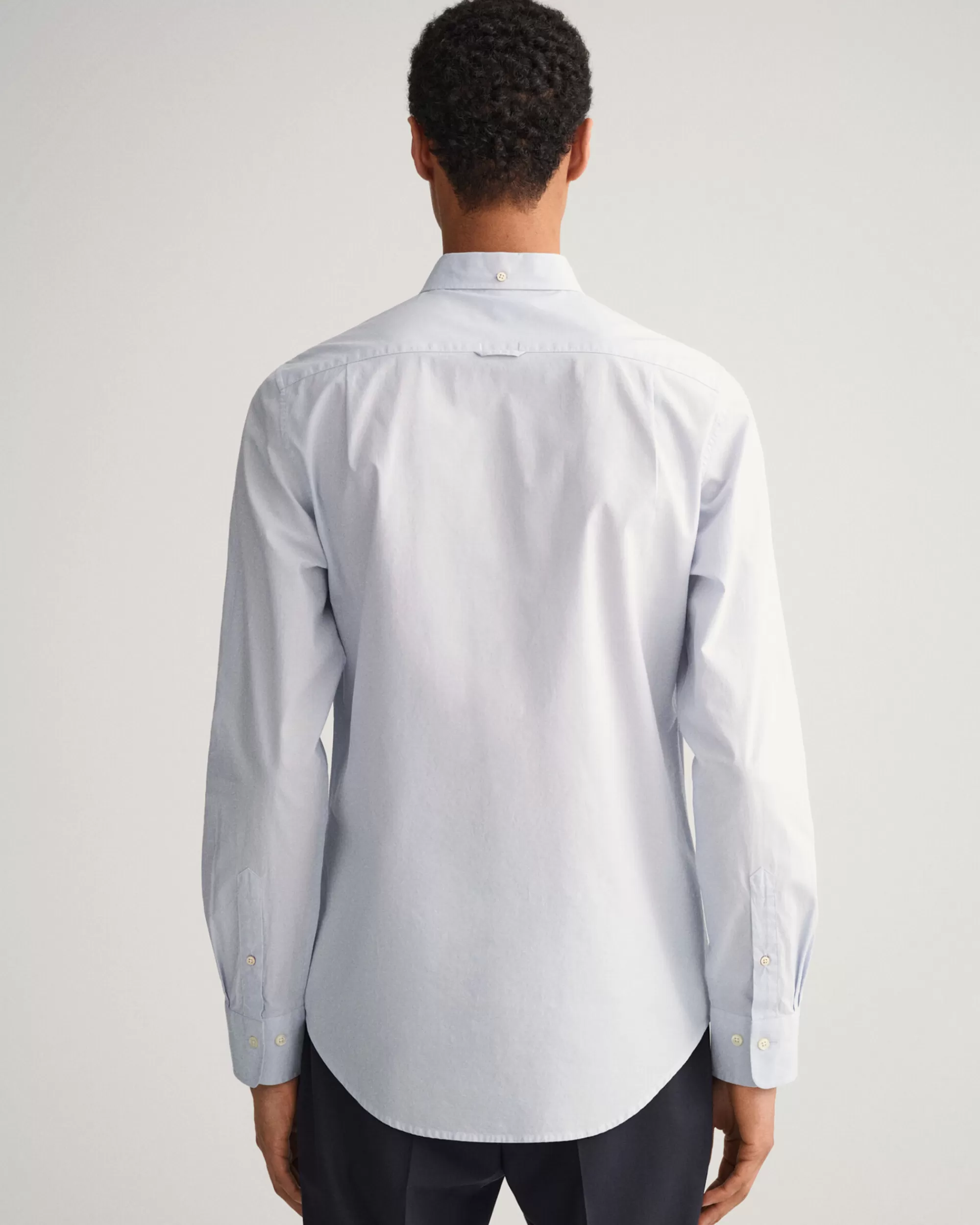 Paidat^GANT Slim Fit ‑Mitoitettu Paita Broadcloth-Kankaasta Muted Blue