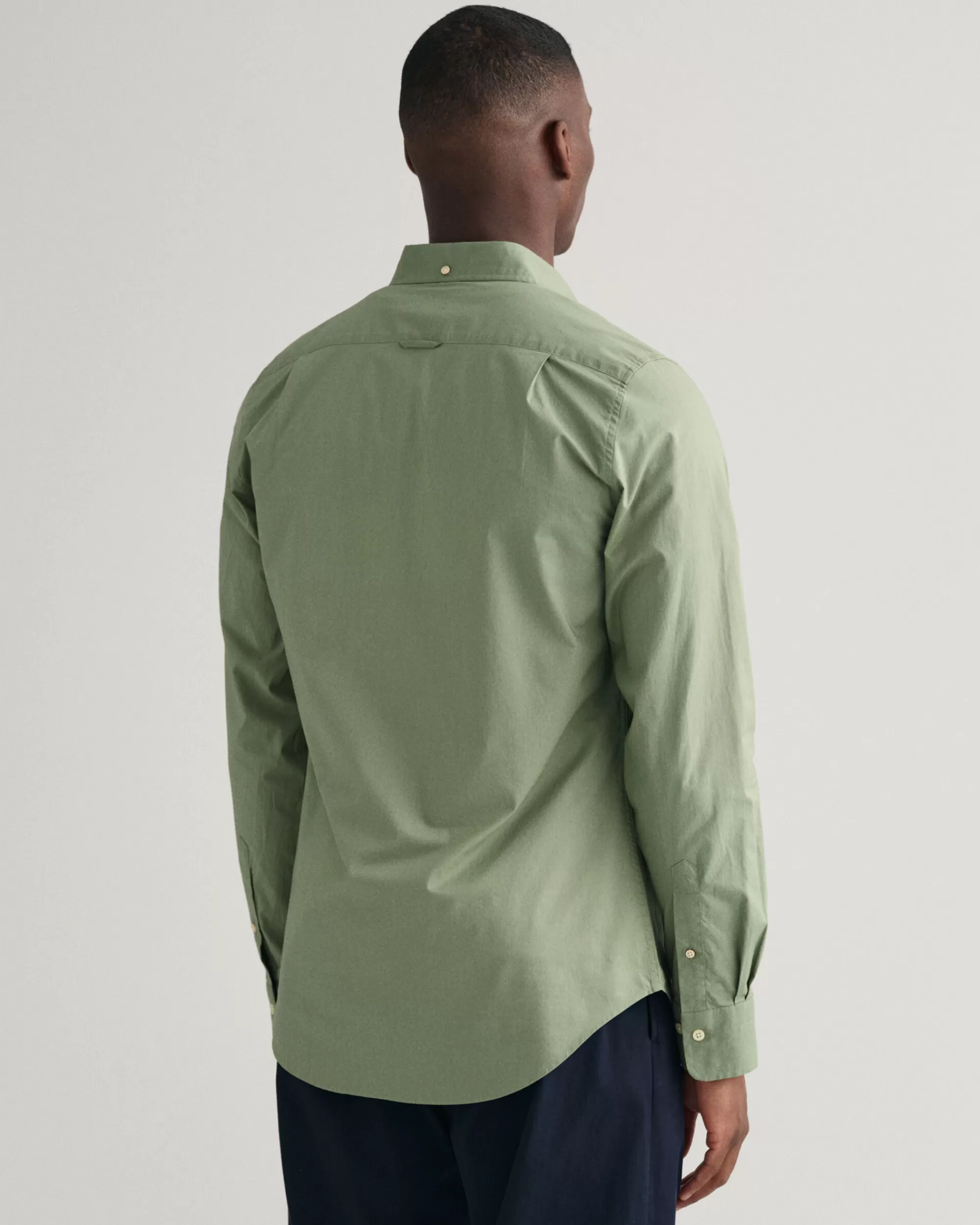 Paidat^GANT Slim Fit ‑Mitoitettu Paita Broadcloth-Kankaasta Kalamata Green