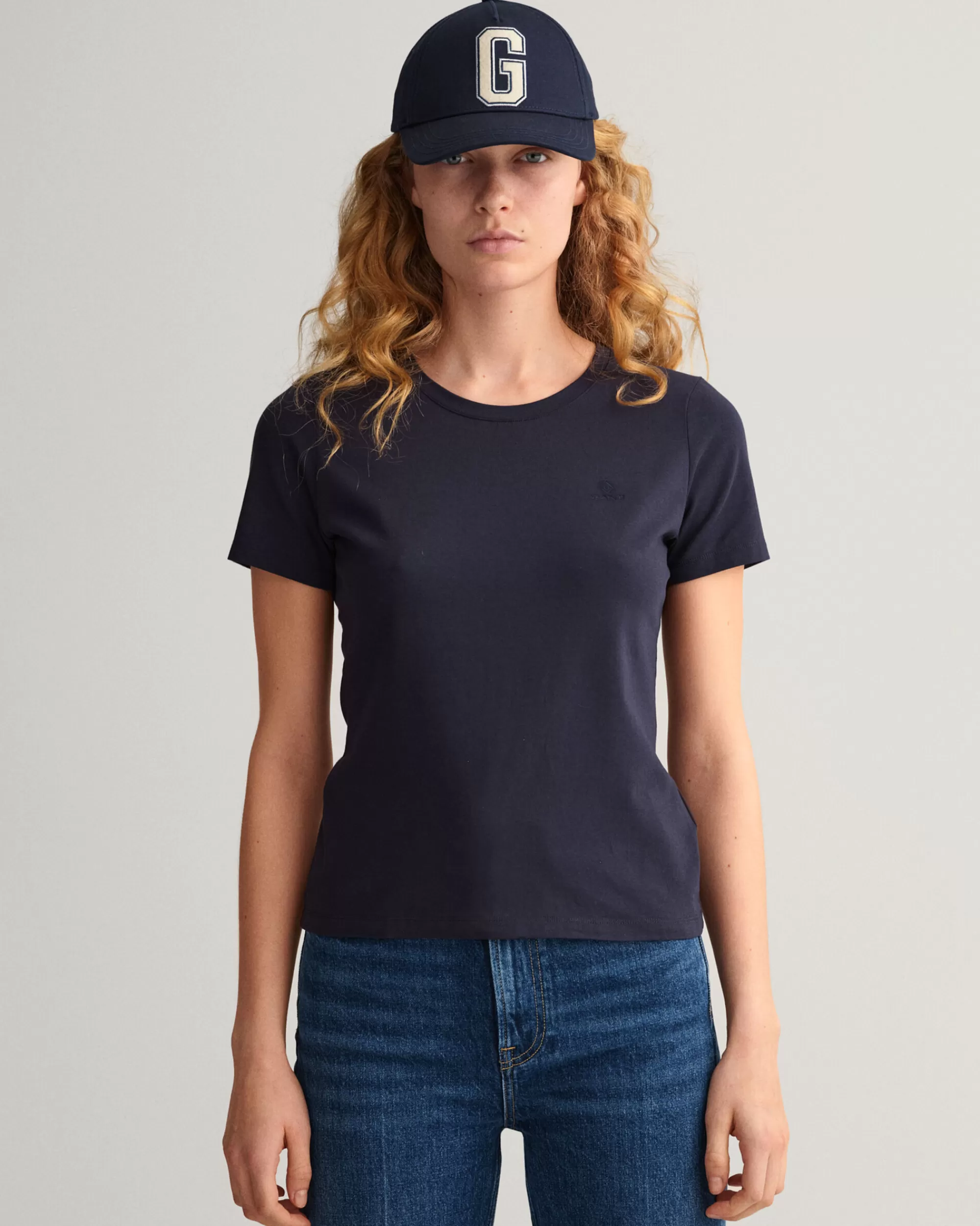 T-Paidat & Topit^GANT Stretch Cotton Top Evening Blue