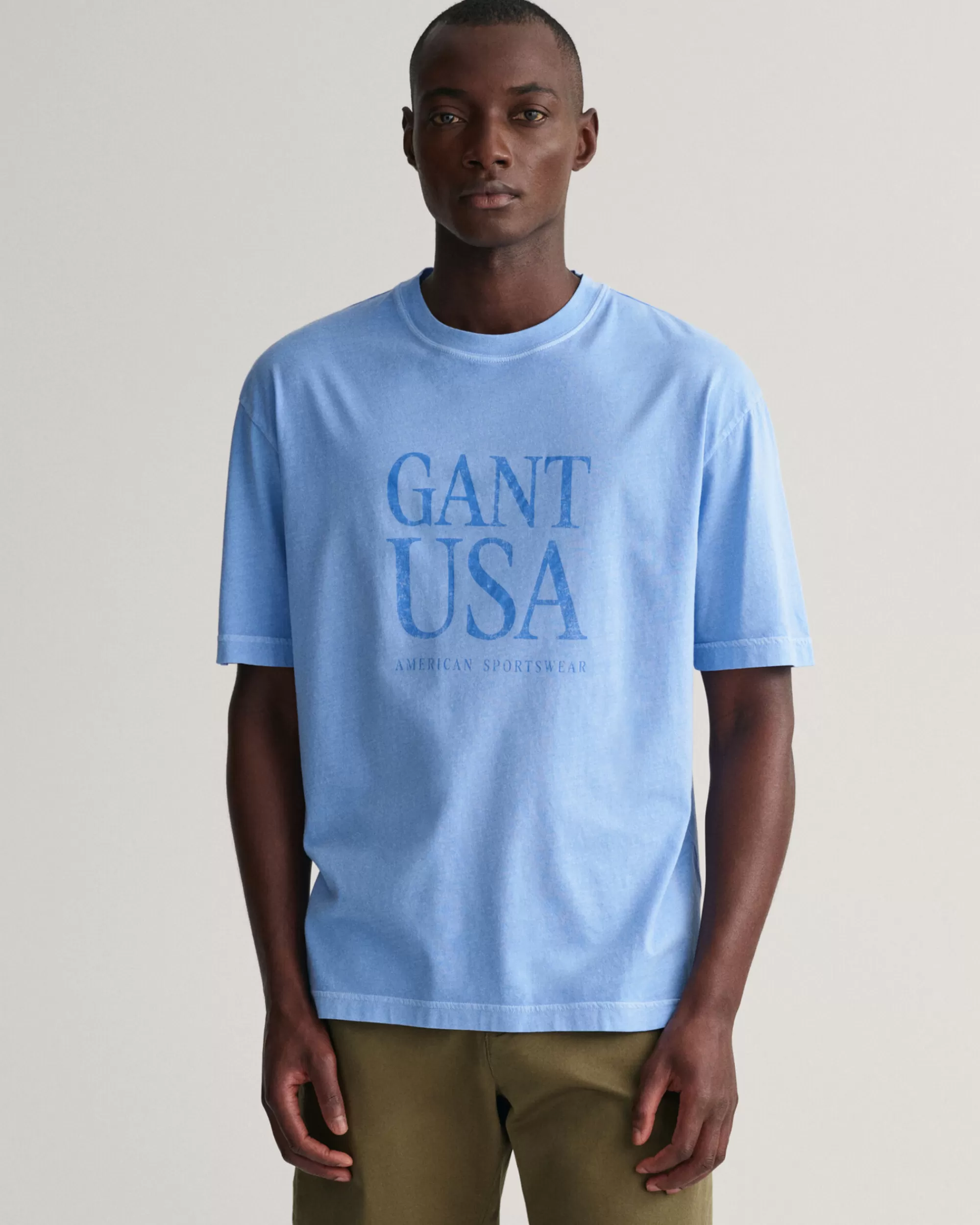 T-Paidat^GANT Sunfaded Usa -T-Paita Gentle Blue