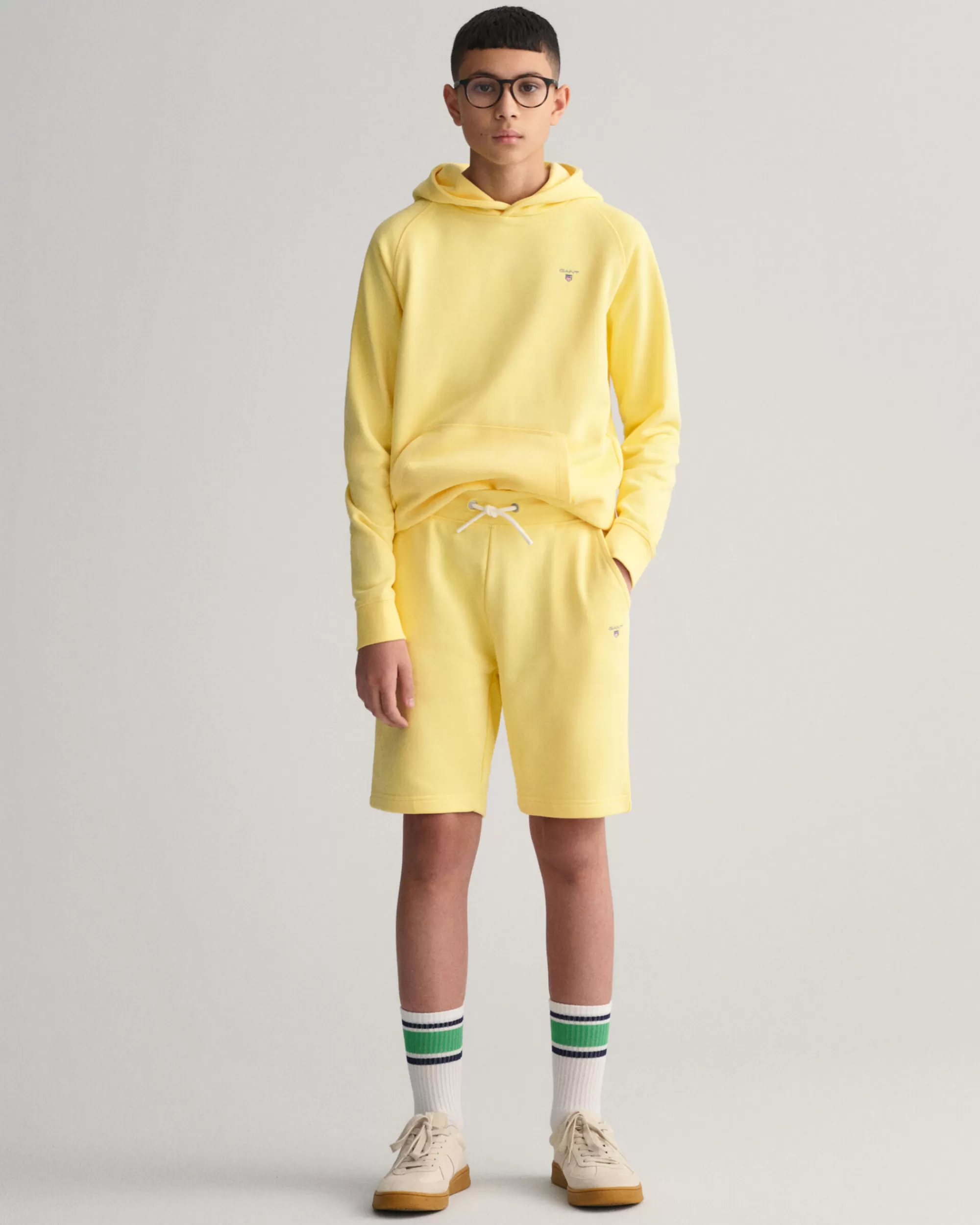 Housut^GANT Teen Boys ‑Malliston Original-Collegeshortsit Lemon