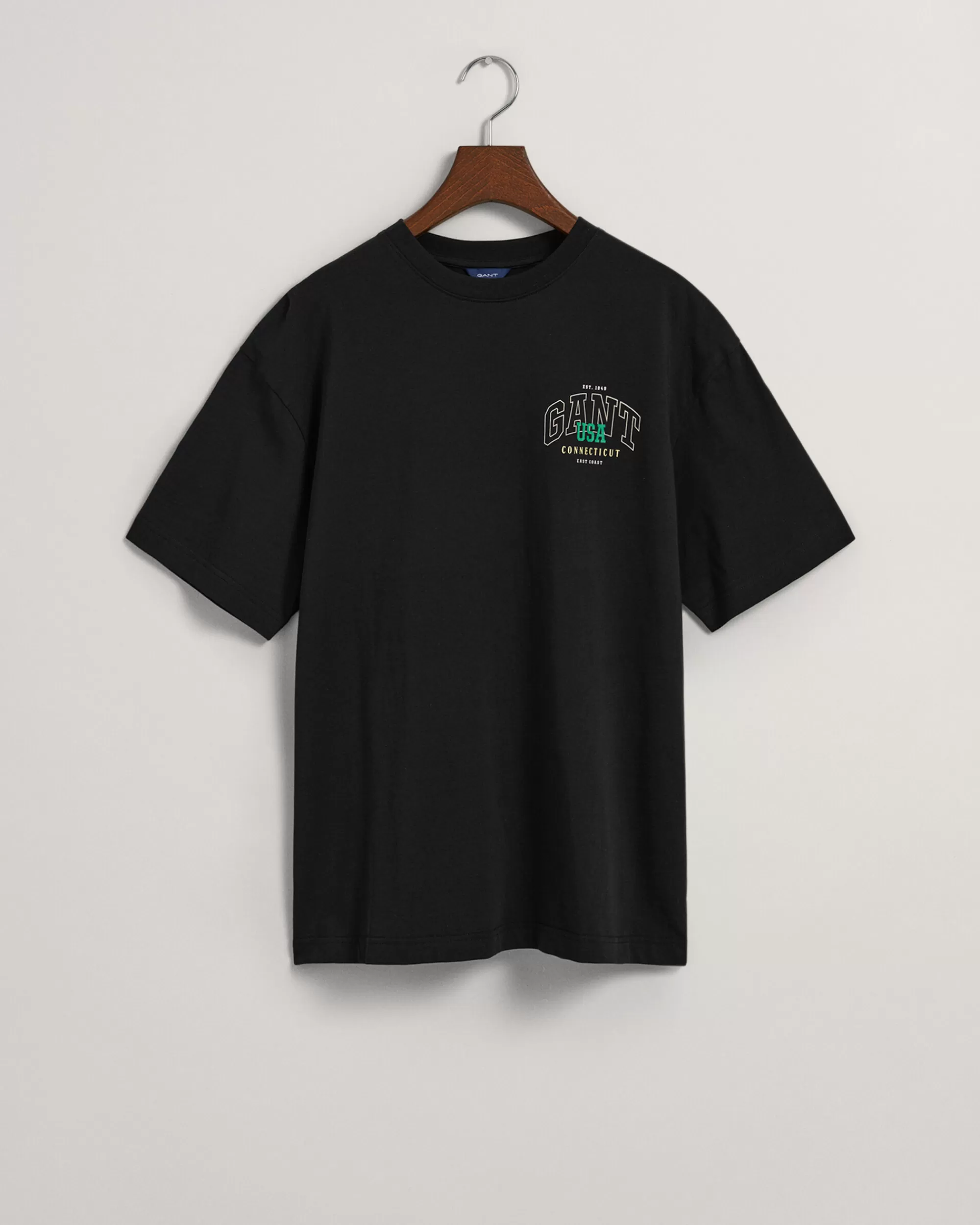 T-Paidat & Pikeet^GANT Teen Boys ‑Malliston Oversized Fit -Mitoitettu T‑Paita Black