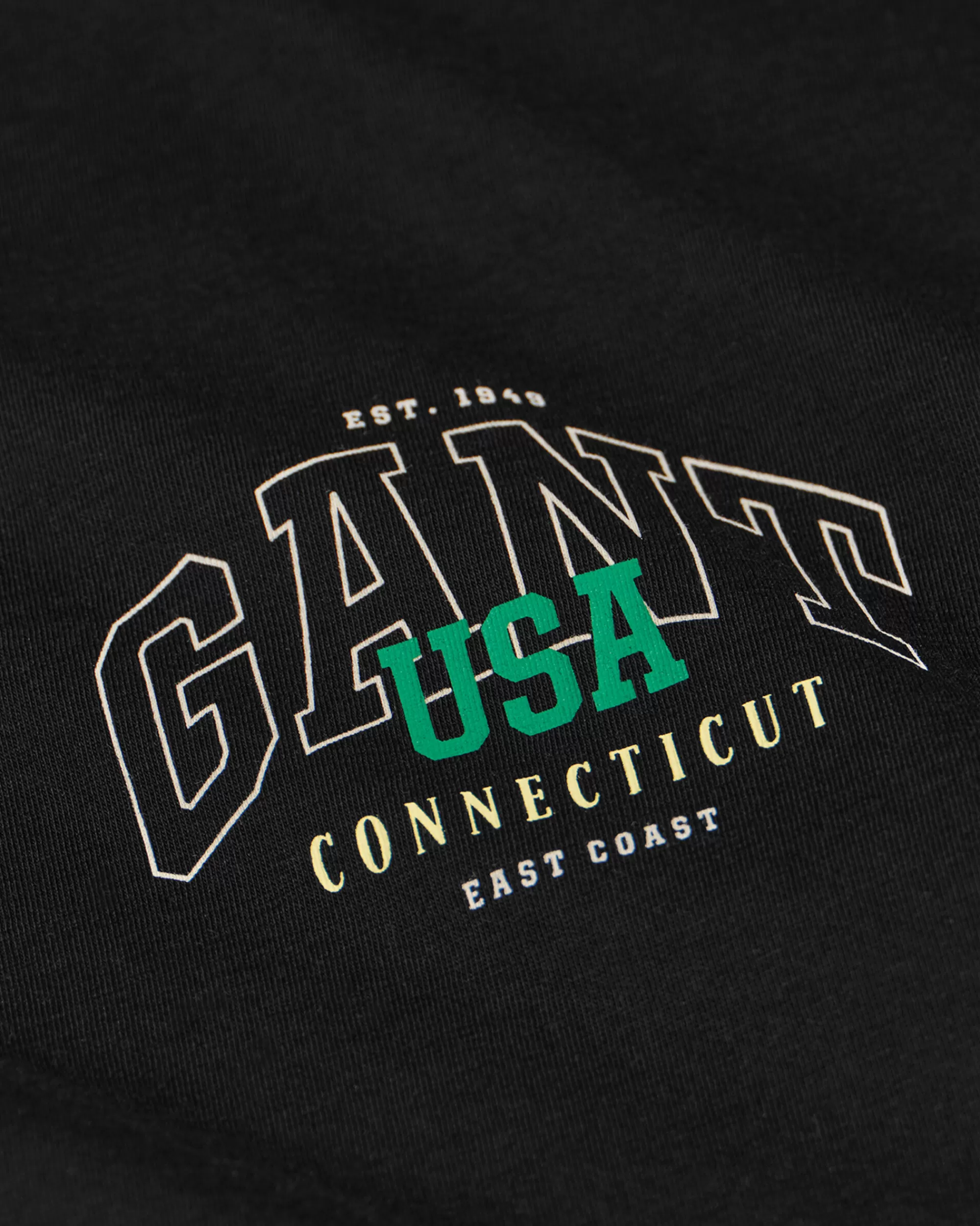 T-Paidat & Pikeet^GANT Teen Boys ‑Malliston Oversized Fit -Mitoitettu T‑Paita Black