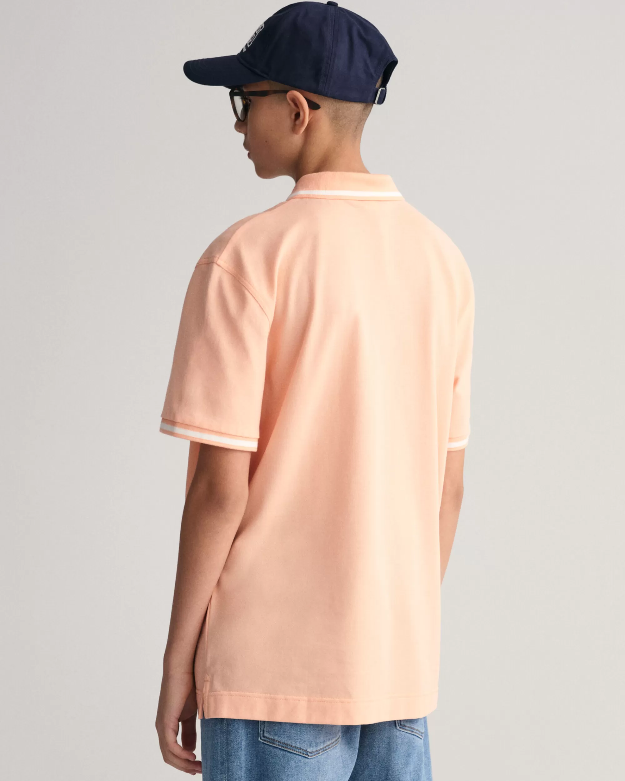 T-Paidat & Pikeet^GANT Teen Boys ‑Malliston Pikeepaita Apricot Cream