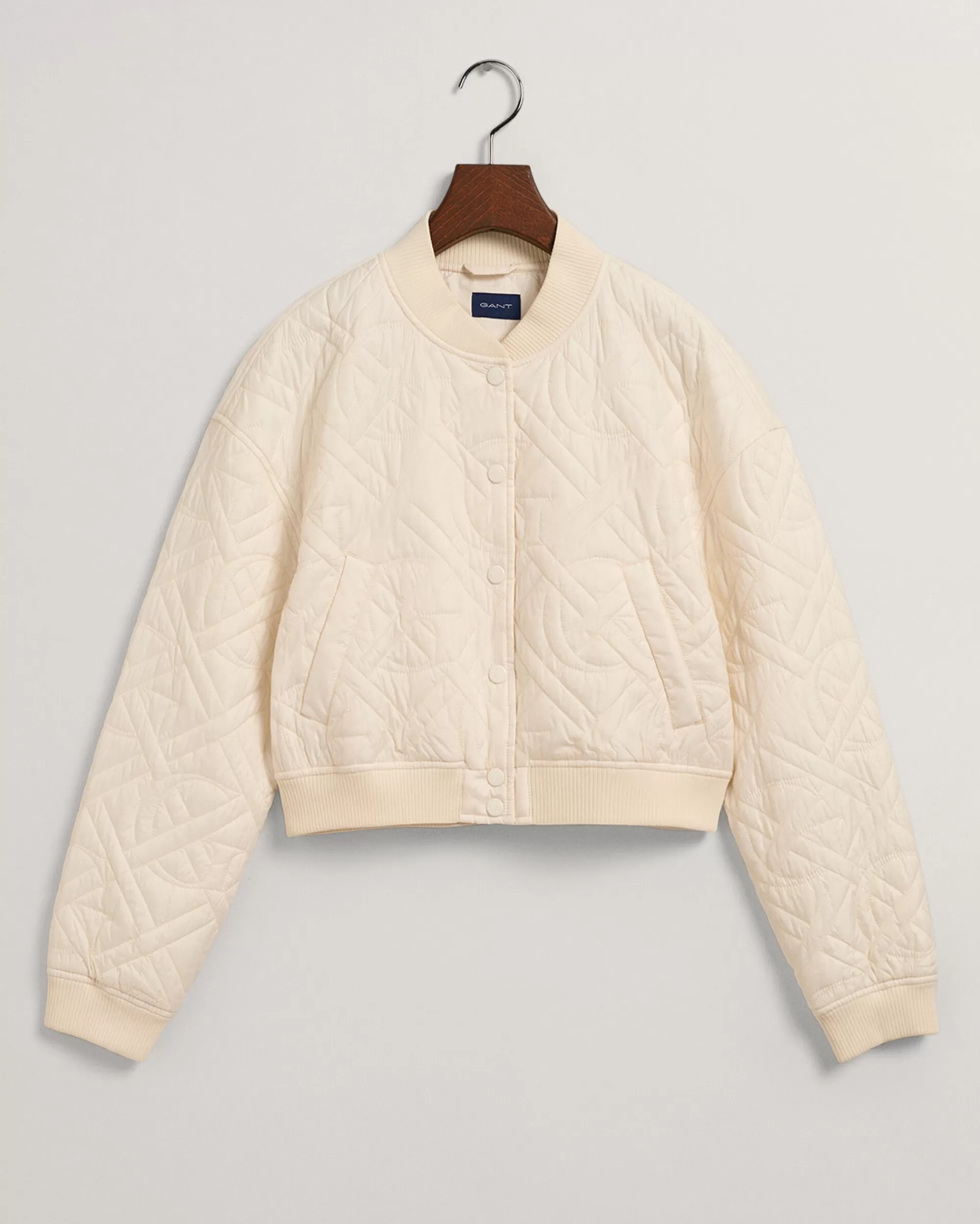 Ulkovaatteet^GANT Teen Girls ‑Malliston Monogram-Pilottitakki Cream