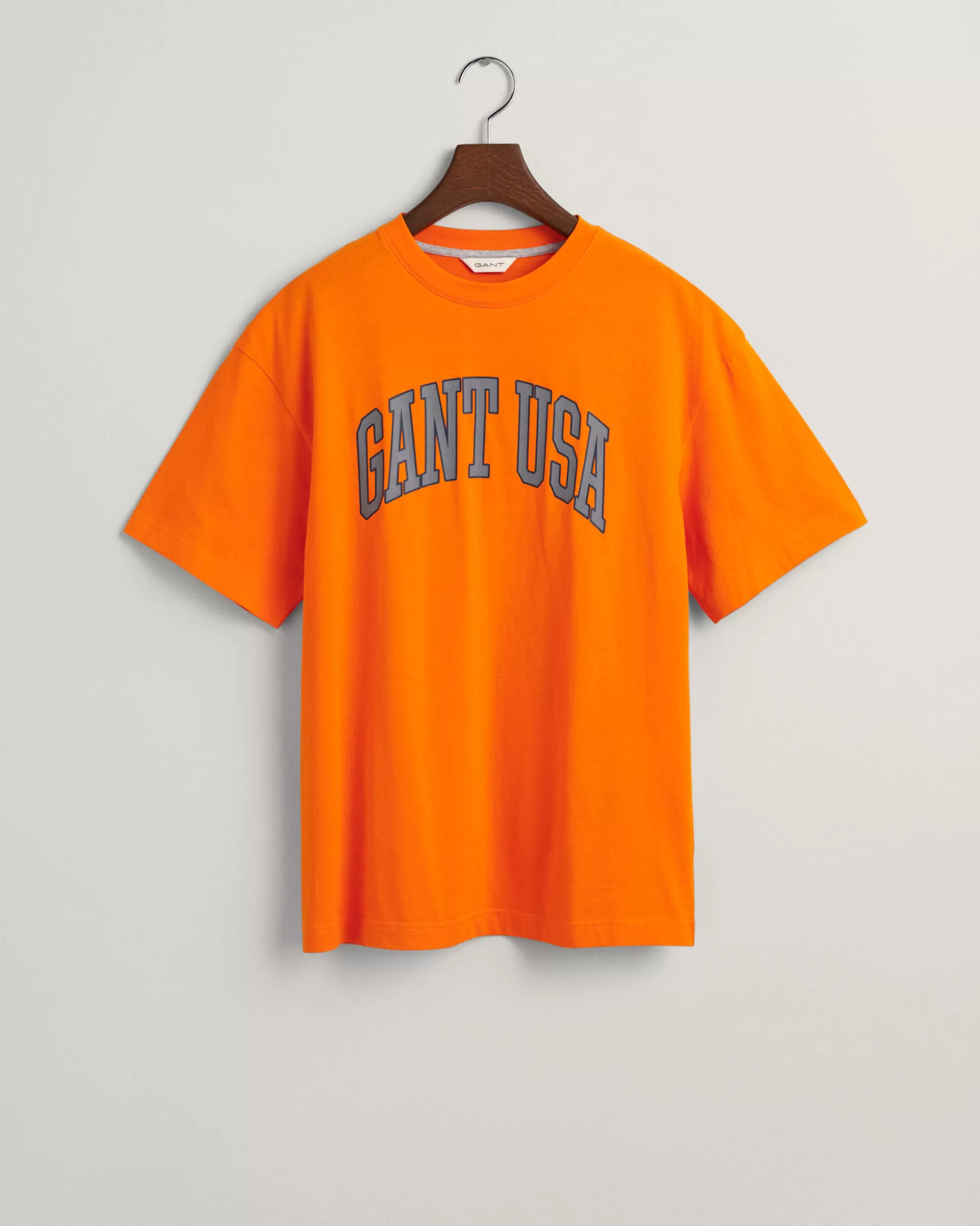T-Paidat & Pikeet^GANT Teens-Malliston Oversized Fit -Mitoitettu Usa -T-Paita Vivid Orange