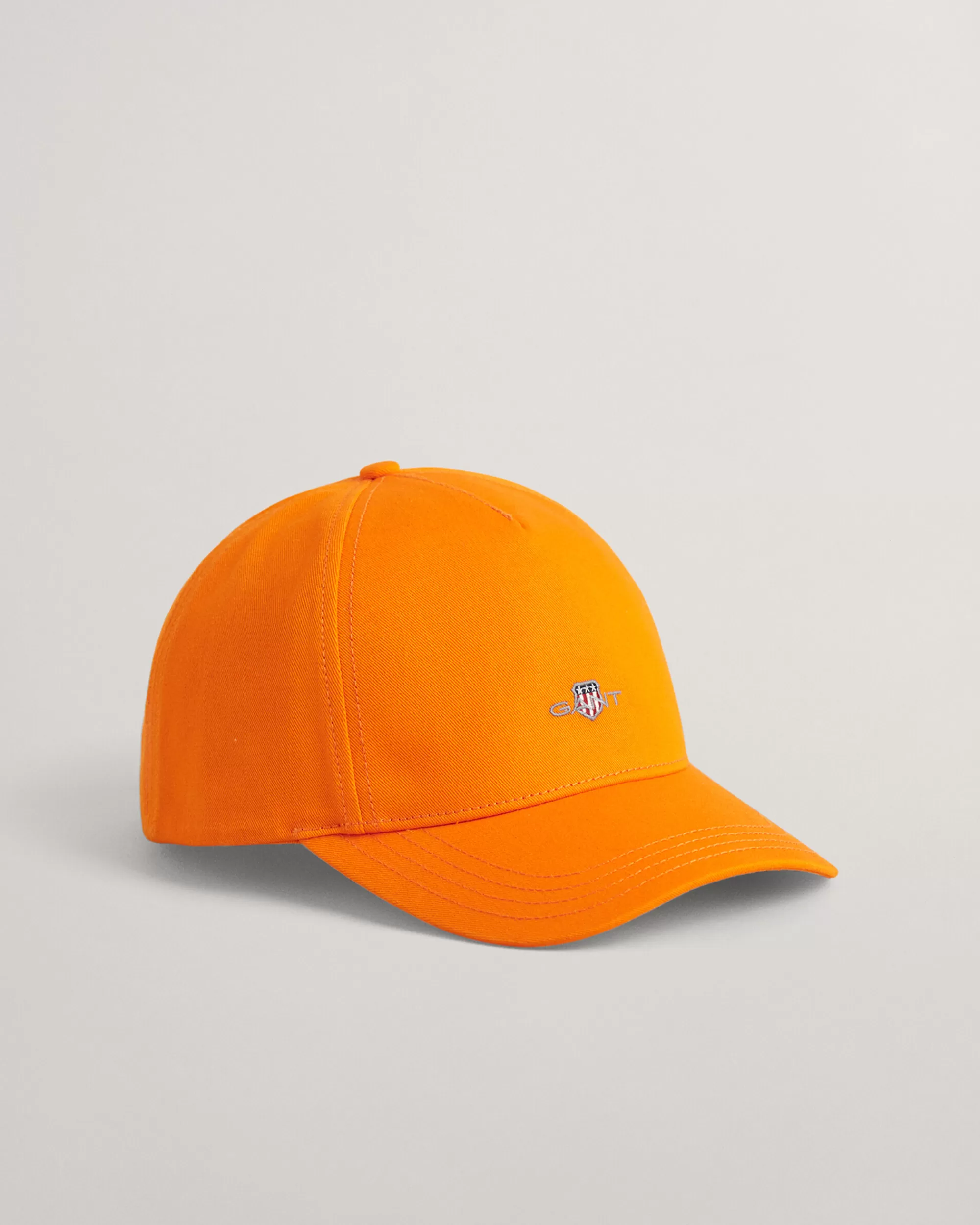 Asusteet^GANT Teens-Malliston Puuvillatvillikankainen Shield-Lippalakki Vivid Orange