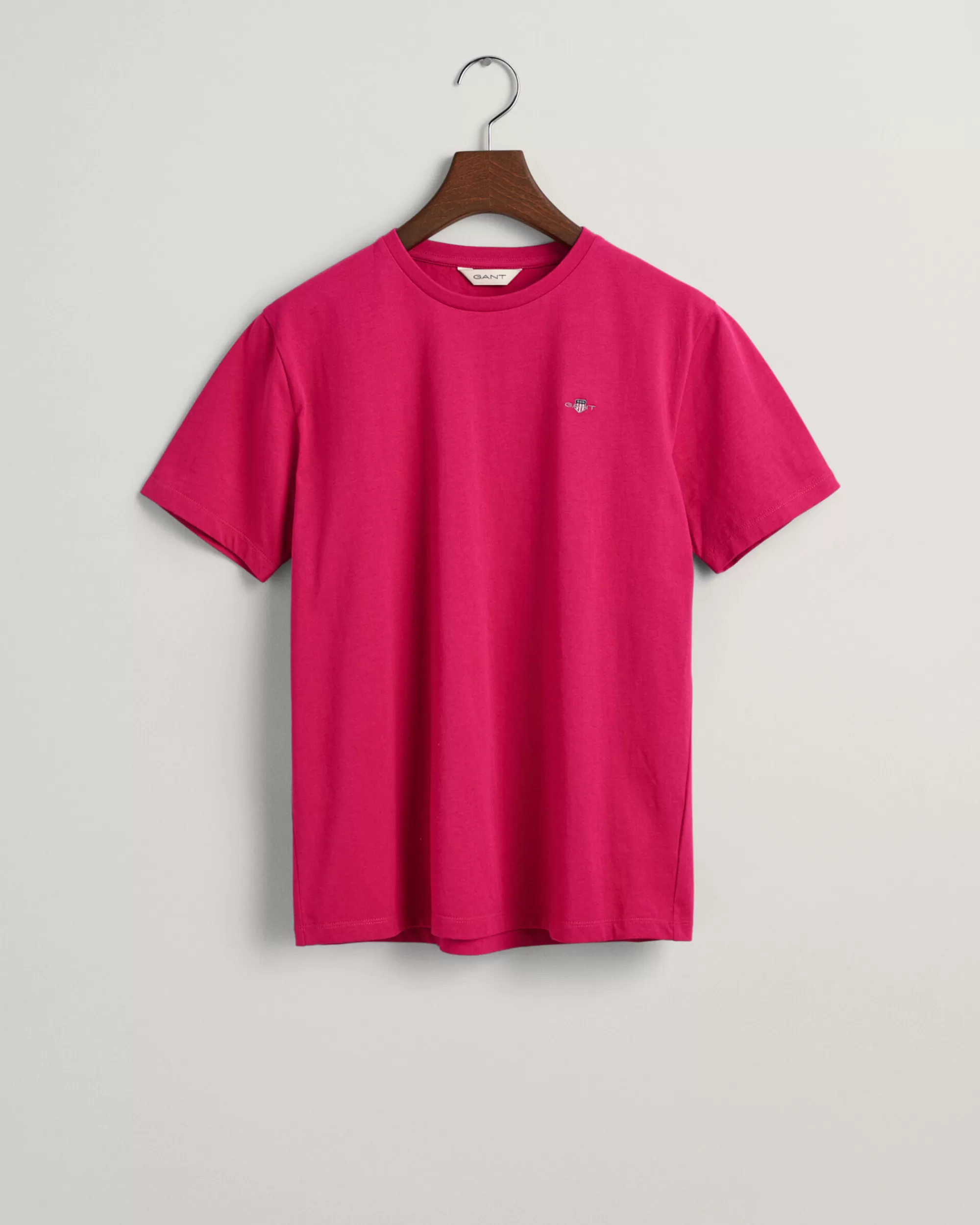 T-Paidat & Pikeet^GANT Teens-Malliston Shield-T‑Paita Deep Fuchsia