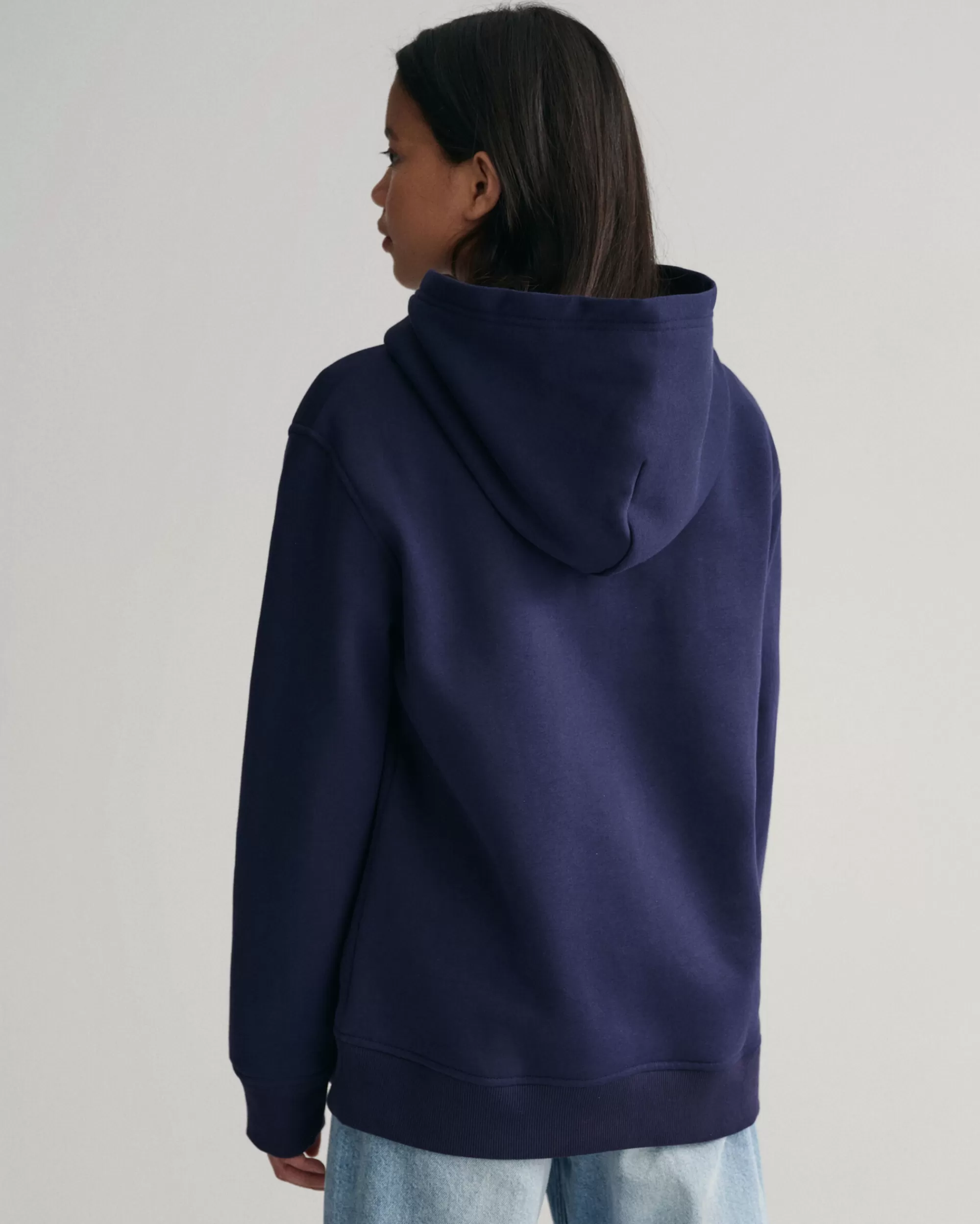 Collegepaidat & Hupparit^GANT Teens-Malliston Tonal Archive Shield ‑Huppari Classic Blue