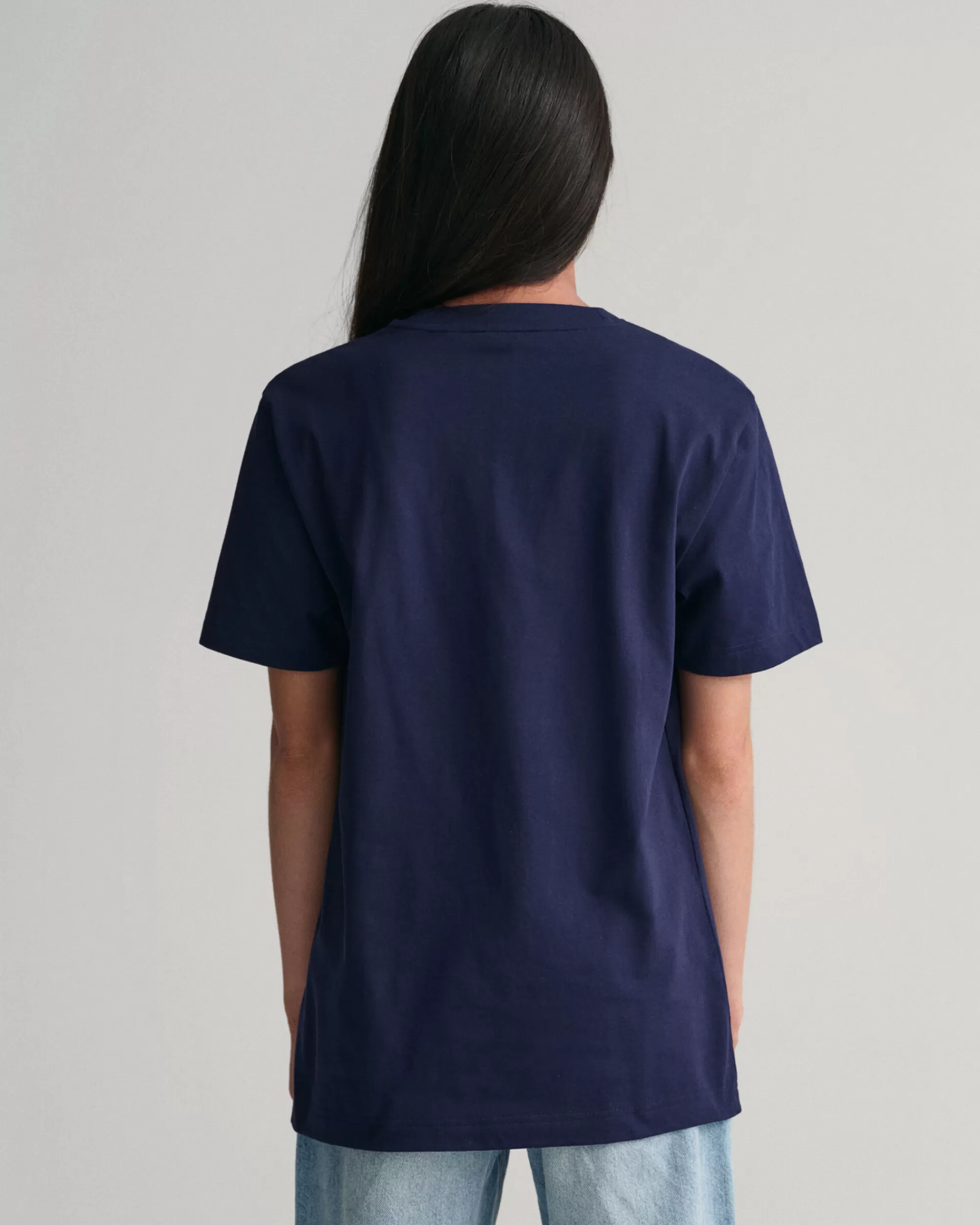 T-Paidat & Pikeet^GANT Teens-Malliston Tonal Archive Shield ‑T‑Paita Classic Blue