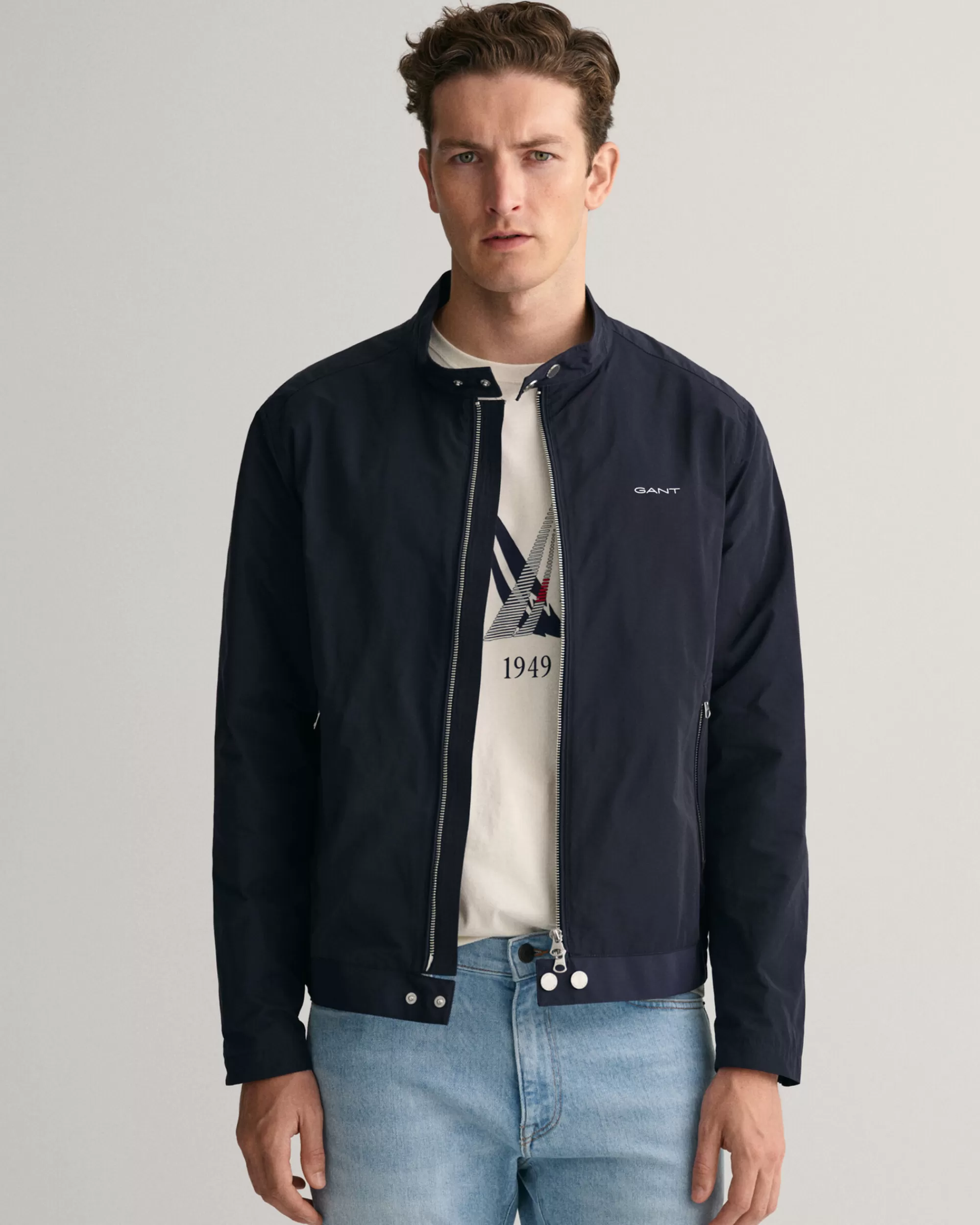 Takit^GANT Tekninen Biker-Takki Evening Blue