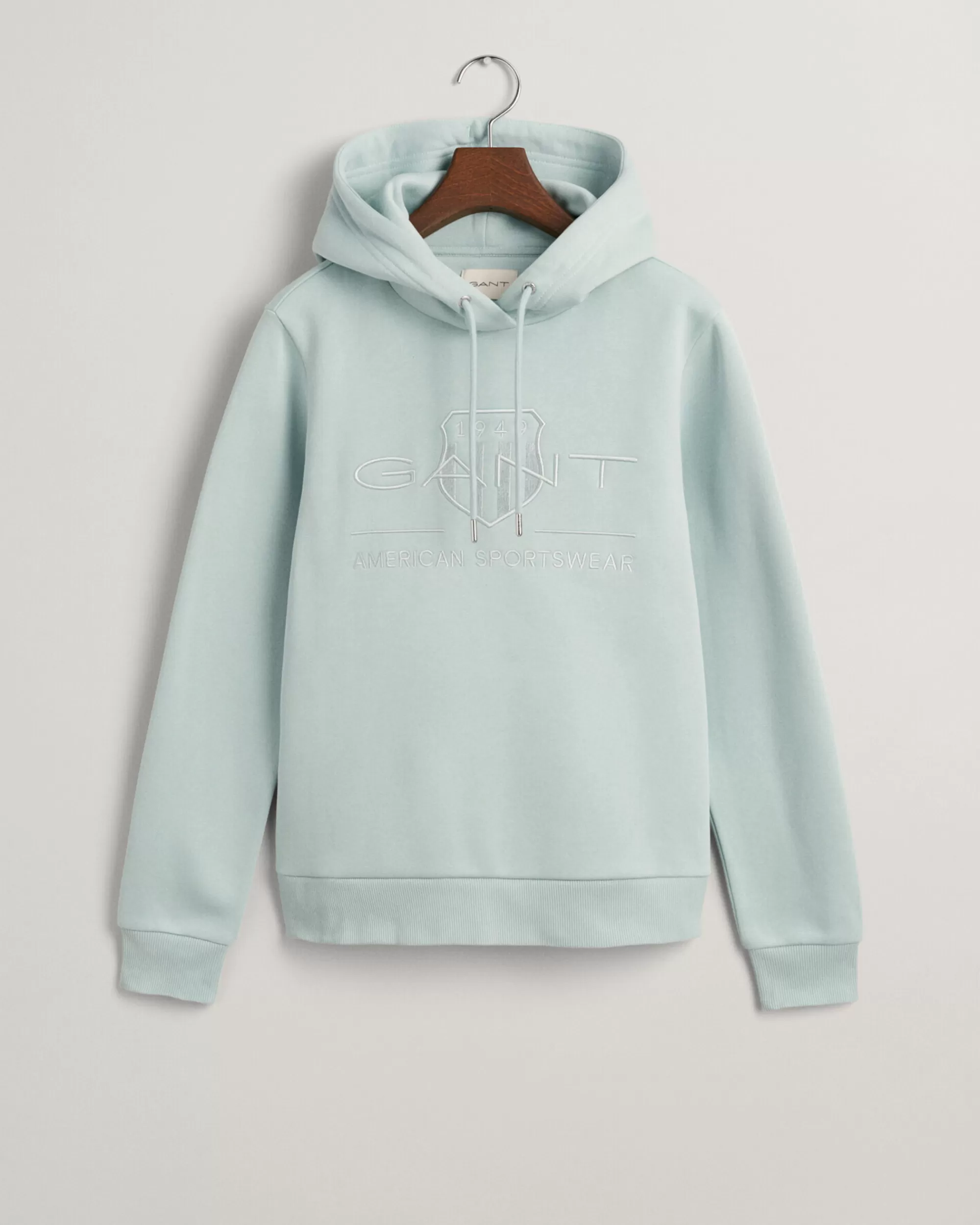 Hupparit & Collegepaidat^GANT Tonal Archive Shield ‑Huppari Dusty Turquoise